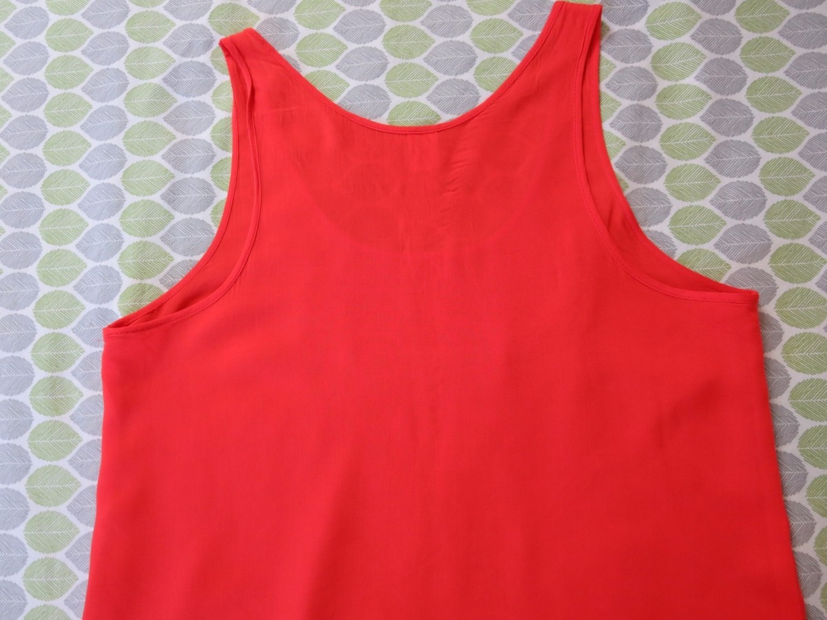Womens Brass Plum BP XSmall Junior Orange Tank Top Layer Piece