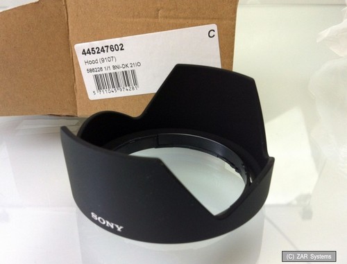 Sony Hood 9107, 445247602 ILCE-3000K, ILCE-3500J, SEL1670Z, SEL1850, ALC-SH127