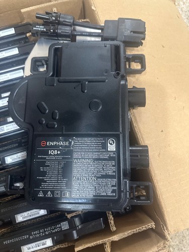 Box Of 18 Enphase IQ8+ Microinverter MC4 connectors IQ8PLUS-72-2-US - Picture 3 of 11