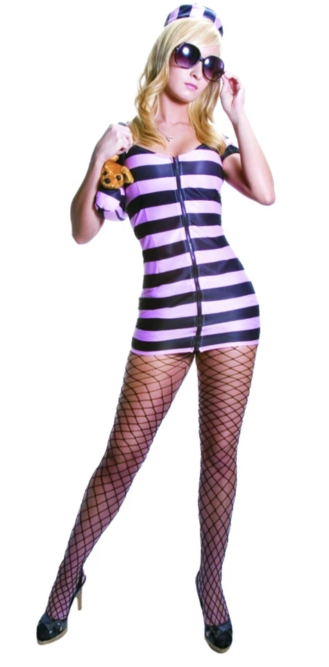 Disfraz para mujer adulta - Princesa presa 6 7 8 M juego de rol rosa medio Foto 2 de 3