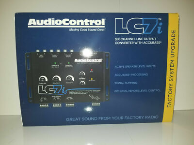 AudioControl LC7i 6 Channel Line-Output Converter w/ AccuBASS BEST SOUNDING LOC