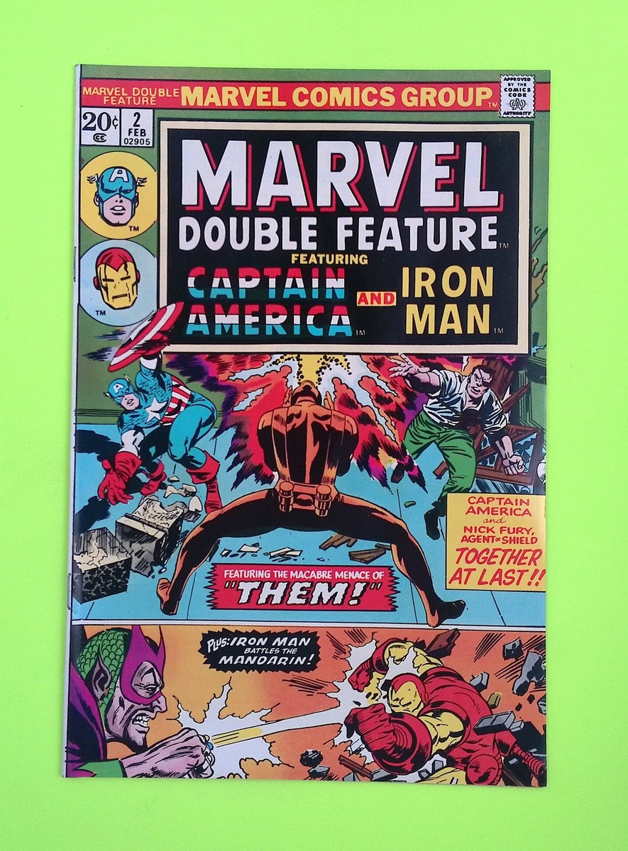 Marvel Double Feature #2 1974 Marvel Comics Mid Grade Comic Book