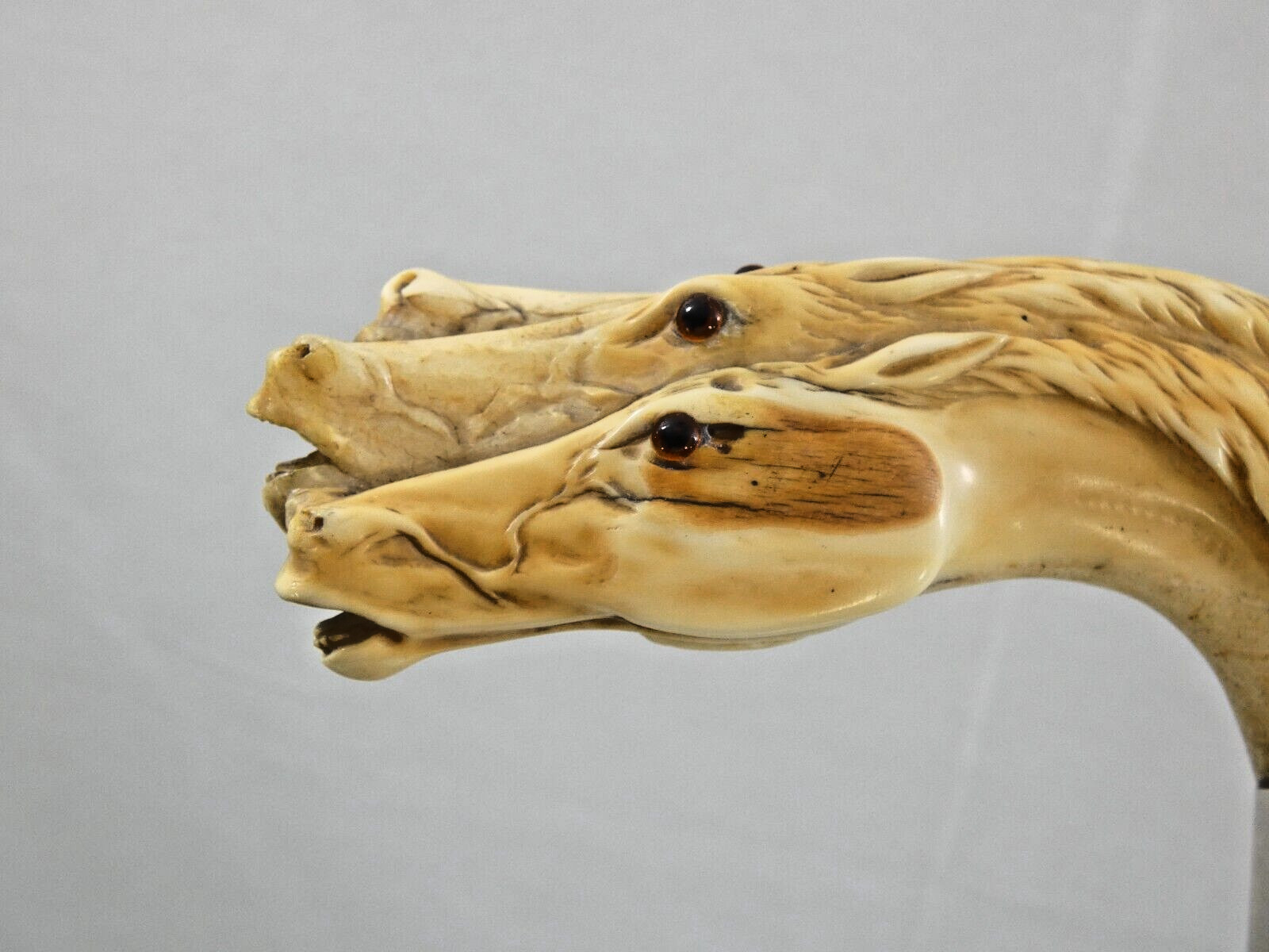 VERY LARGE EXCEPTIONAL QUALITY ANTIQUE WALKING CA… - image 7