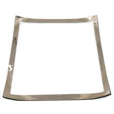 Annieglass, Roman Antique Platinum, Large Square Serving Tray, 16"