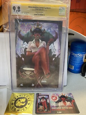 Mirka Andolfo s Sweet Paprika 1 CGC 9.8 (Image) Derrick Chew Signed Remarked
