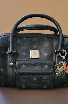 MCMボストンバッグBOSTON BAG ブラック MCM Black Visetos Boston Bag | eBay