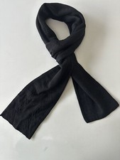 New. Day Birger and Mikkelsen reversible Scarf. 100 Wool. 78  x 6  . Black
