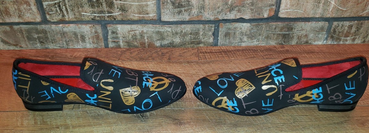 JITAI Luxury Men Shoes Graffiti Loafers Sz. 11 Amazon.com | JITAI Men main image 2
