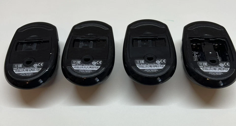 4x Microsoft Wireless Mouse 5000 MDL 1387 Laser 5-Button (NO DONGLES INCLUDED) - Image 4 of 4