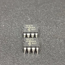 Pair Microchip Tech PIC12F675 8-bit Microcontroller 8-Pin IC Chip @CPUCC