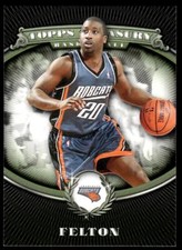 2008-09 Topps Treasury 64 Raymond Felton Charlotte Bobcats Basketball Card