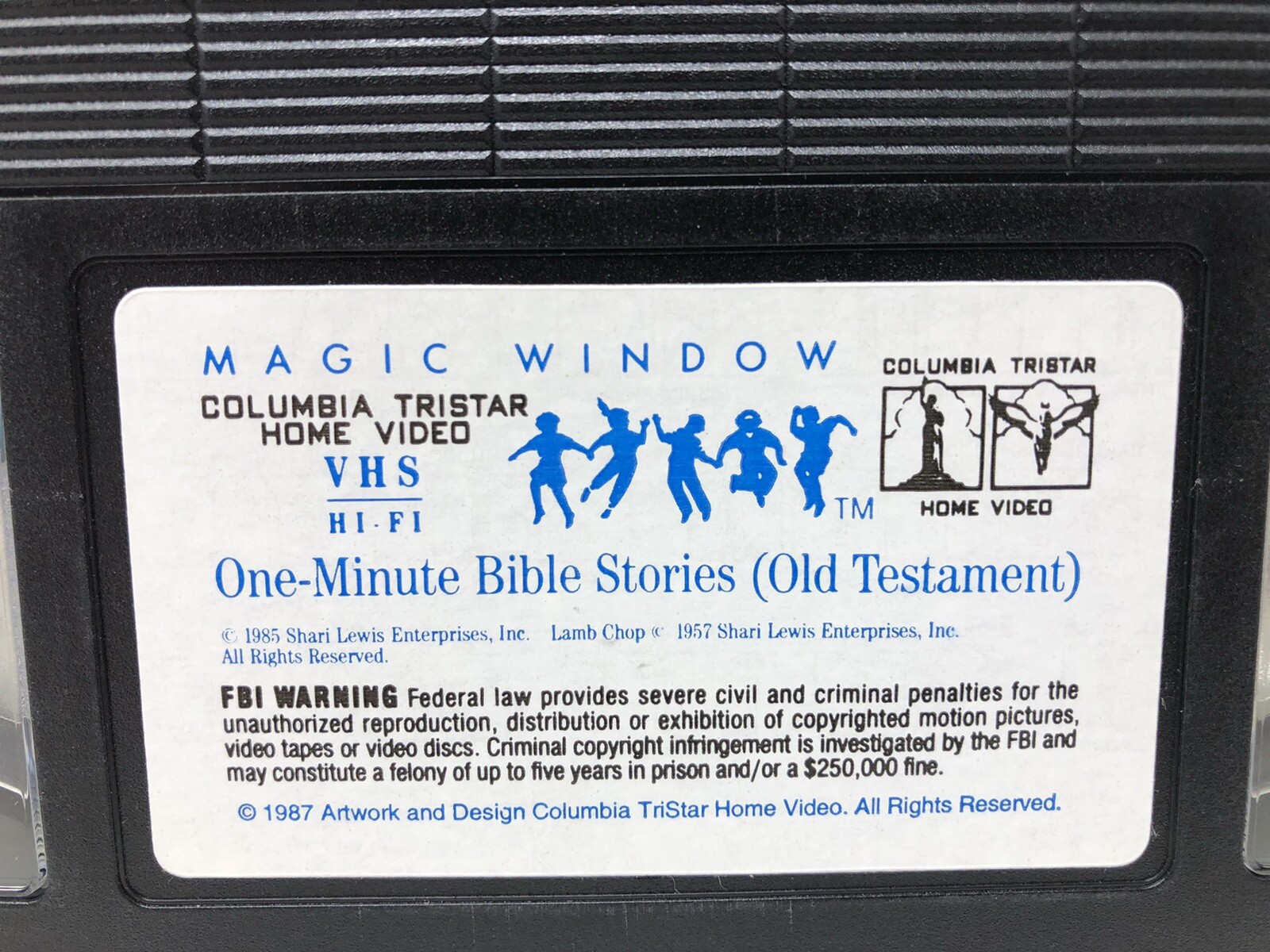 OneMinute Bible Stories Old Testament (VHS Tape) Rare Shari Lewis