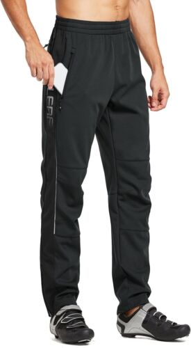 BALEAF Herren Fahrradhose Thermo Fleece Radhose Wasserdicht Winddicht Softshe... - Bild 2 von 8
