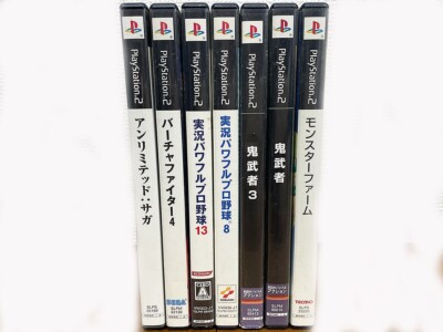 Lot 7 Unlimited SaGa Onimusha 1,3 Monster Farm Virtua Fighter 4 Set PS2 Tested