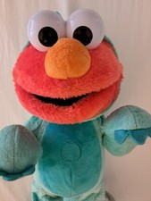 Sesame Street Elmo Dino Stomp Dancing Plush Toy 2023 WORKS EUC