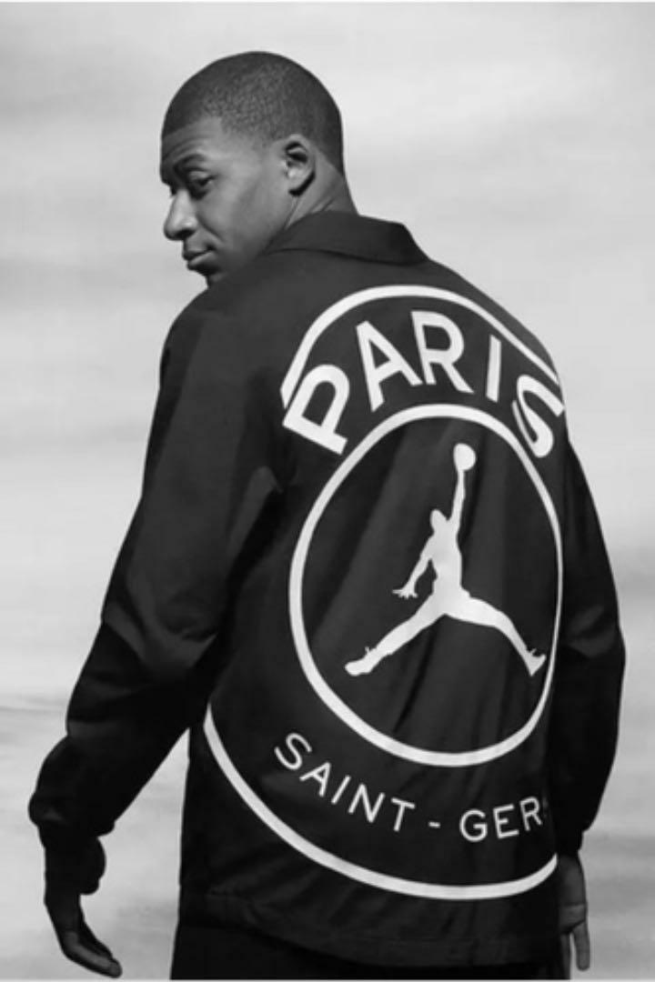 Pole Nike Jordan Psg Coach Jacket Black 