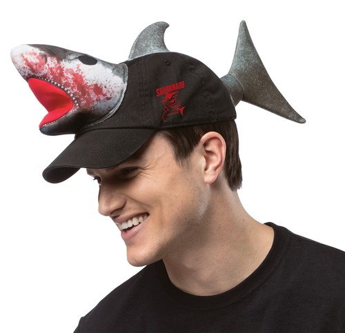 Sharknado Movie Shark Hat Black Ball 