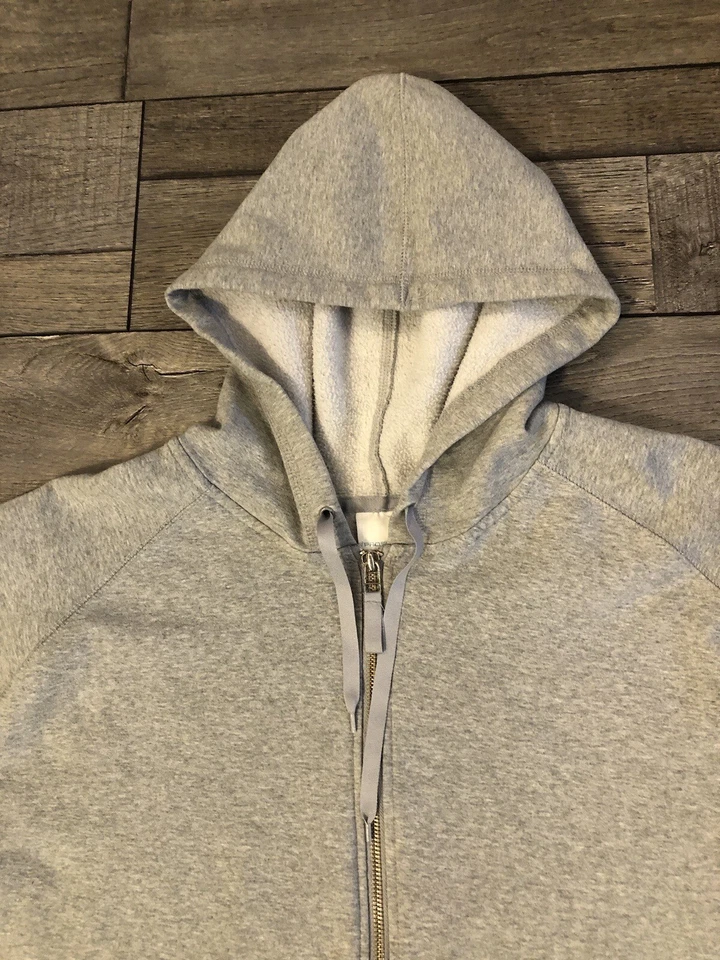 Sudadera con Capucha Pro Spirit De Colección Para Mujer Talla 3X Gris Cremallera Completa Bolsillos Cuadrados Y2K Foto 3 de 4