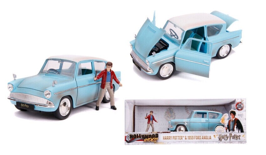 Jada 1:24 Harry Potter 1959 Ford Anglia- With Figure | eBay
