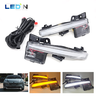 LED Fog Accent Lights For 2023-2026 Toyota Prius DRL Sequential