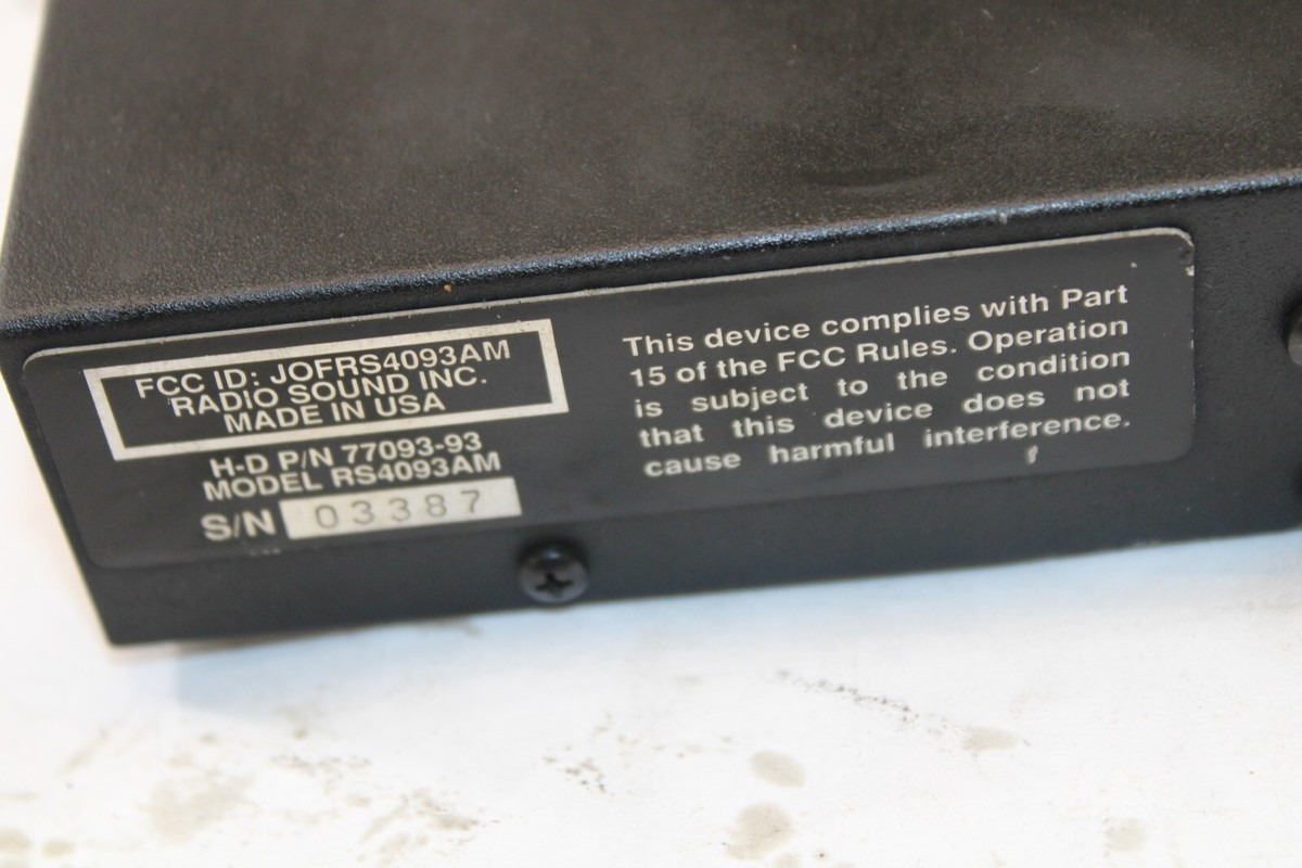 CB Module Intercom 77093-93 1994 Harley Davidson Ultra Classic | eBay