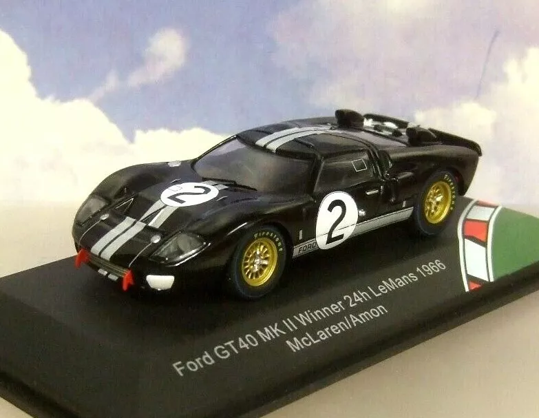 Miniatura Ford Gt40 Mk II #1 - 24h Le Mans 1966 - 1/43 CMR