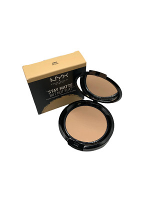 NYX PROFESSIONAL MAKEUP~STAY MATTE BUT NOT FLAT~NATURAL~POWDER FOUNDATION~NIB!