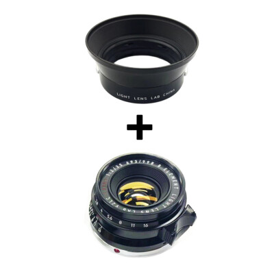 Light Lens Lab 35mm F/2 Black Paint Leica M Mount – 8 Element Summicron Replica