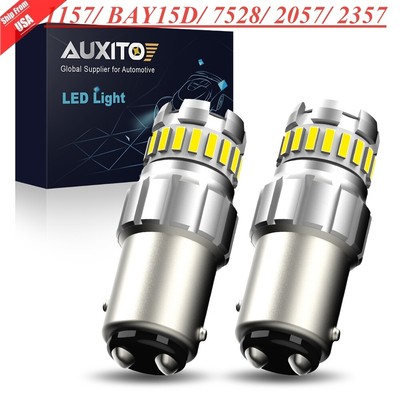 1157 BAY15D 7528 LED Backup Reverse Light Bulbs 6000K Super Bright White Canbus