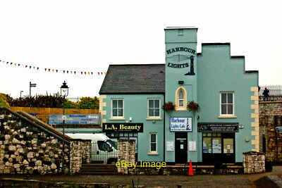 Photo 6x4 Antrim Coast - Carnlough - Harbour Lights Cafe Location is alon c2013