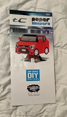 Scion tC Paper Shaper – Shin Tanaka DIY Collabo – Paper Toy – Red