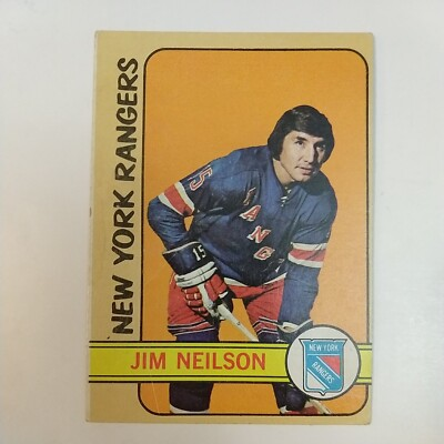 #ad Jim Neilson 1972 Topps 66 New York Rangers NHL $2.09
