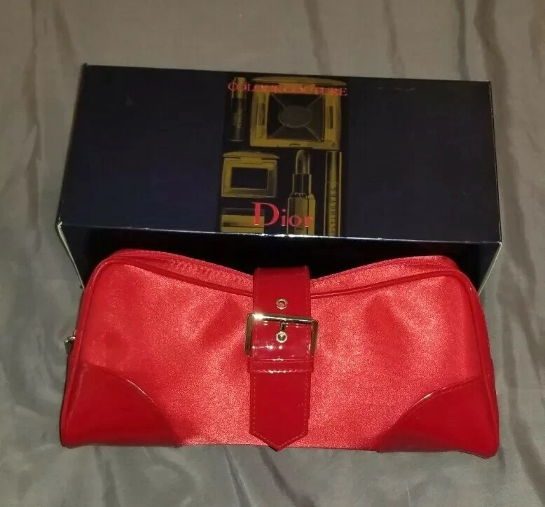 Accessoires couture rouge Dior Parfums pochette cosmétique pochette sac à main NEUF DANS SA BOÎTE