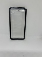 fullbody glass shockproof case compatible with iPhone 8plus/7plus black