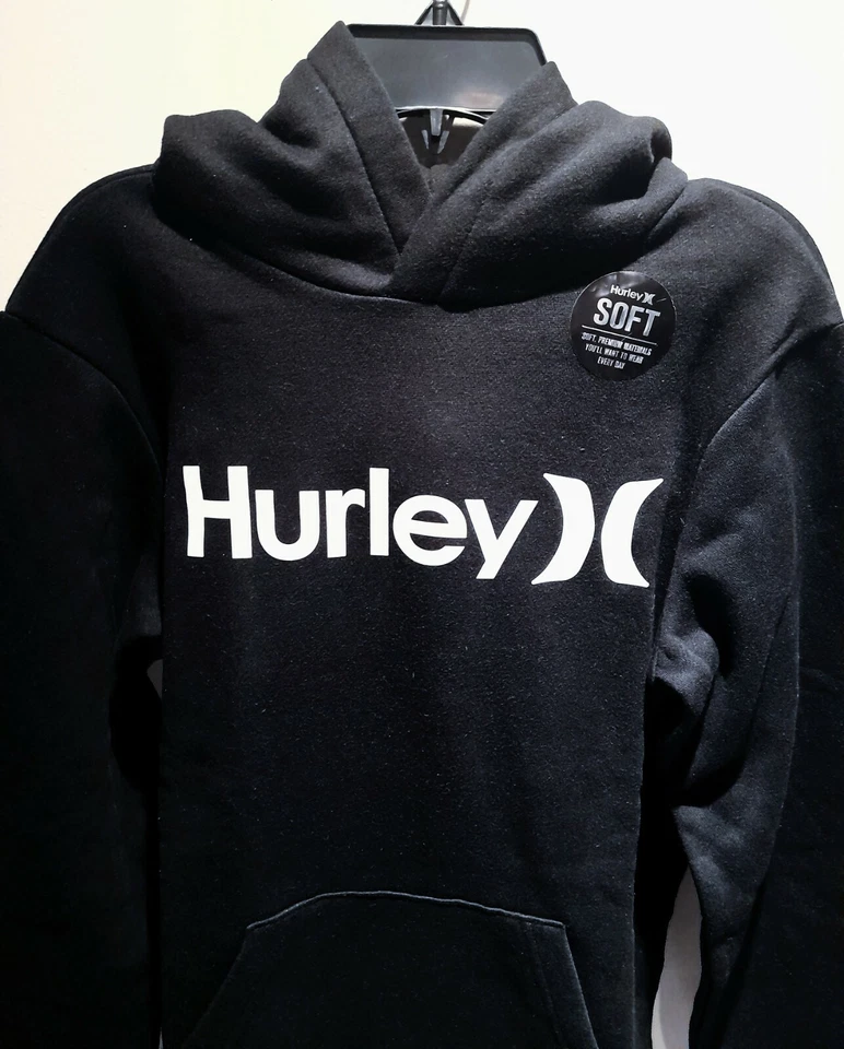 Sudadera con capucha Hurley Boy’s negra talla (mediana, grande) Foto 2 de 4