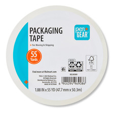 Pen Gear Packing Tape, Clear, 1.88 in x 55 Yds, 1 Roll