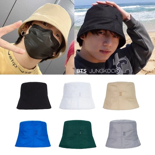 VARZAR Stud Drop Over-Fit Bucket Hat | BTS Jungkook (JK) Hat – 6 Colors