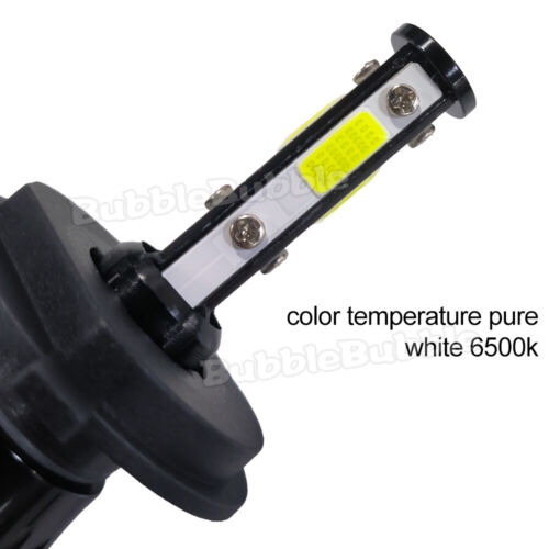 H4 HB2 9003 LED Headlight Kit Light Bulb Hi-Low 2500W 375000LM 6000K HID - Picture 4 of 9
