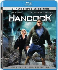 HANCOCK (Blu-RAY) preowned  Get IT FUN and Fast ! UNRATED SPECIAL EDITION CHARLI