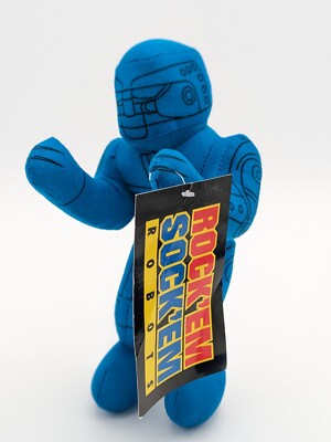 NWT Rock 'Em Sock 'Em Robot 9'' Blue Plush Rockem Sockem 2022 NEW