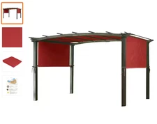 Garden Winds - Universal Replacement Pergola Canopy Top Cover - Cinnabar