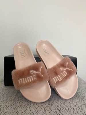 puma fur slides uk