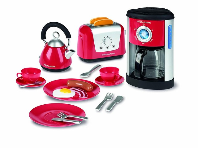 Casdon Morphy Richards Kitchen Set Toy Kettle Toaster And Coffee Casdon Morphy Richards Kitchen Set Play Childrens Toys Accessories For Kids