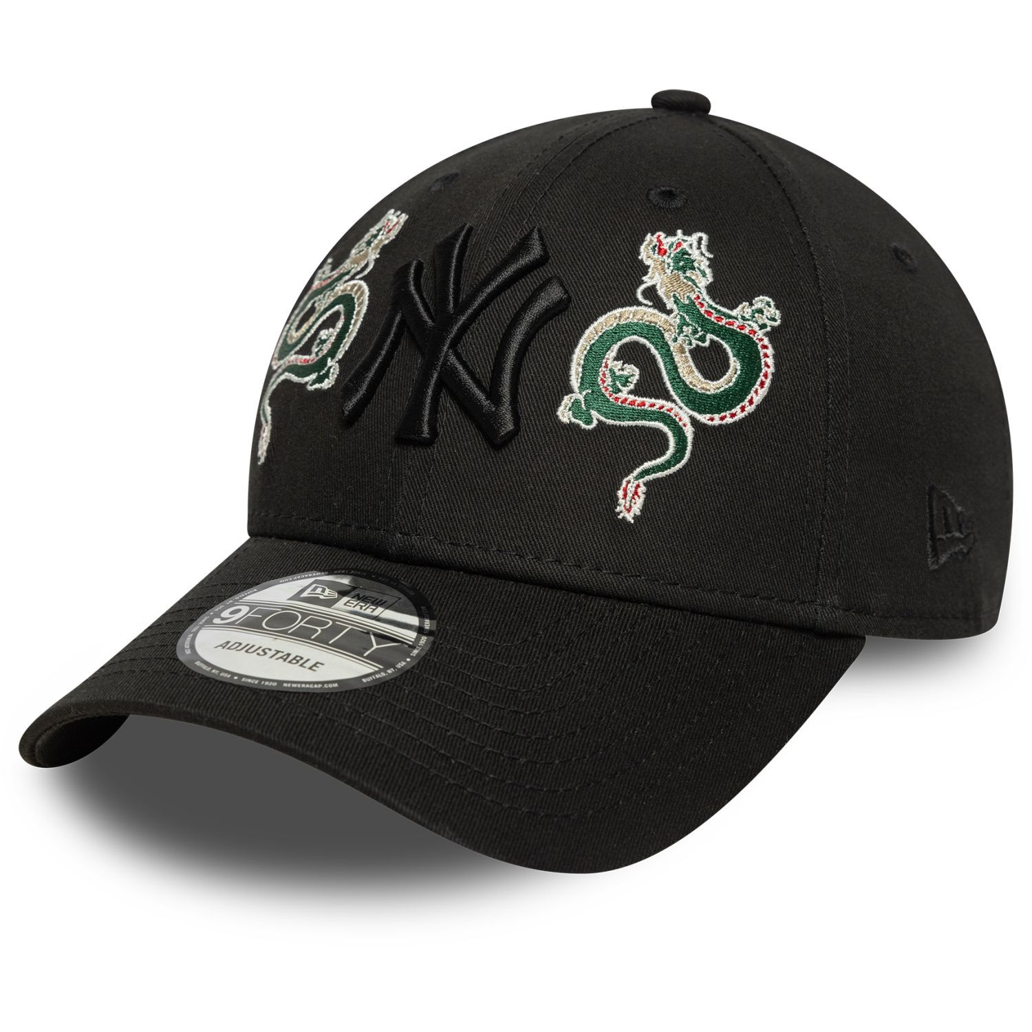 APL New Era 9Forty Strapback Cap SNAKE New York Yankees nero