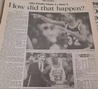 1991 Chicago Sun Times Newspaper Bulls Finals NBA Champs June 14 1991 Souvenir  — photo 4