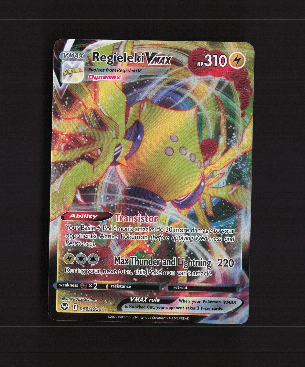 regieleki vmax pokemon card value Amazon.com: Pokemon - Regieleki V - 057/195 - Silver Tempest main image 1