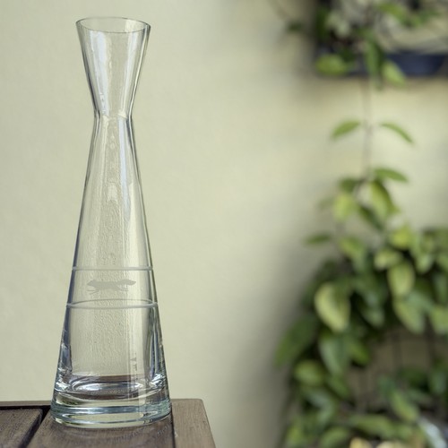 Paul Costelloe For Irish Newbridge Crystal Carafe Decanter Running Fox Logo