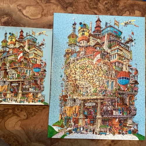 Vintage 1977 Springbok “Verticalville” 500 Piece Puzzle - MISSING 1 PIECE