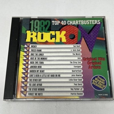 1982 Rock Top 40 Chartbusters CD - Various Artists - Original Hits ROK-2-1982