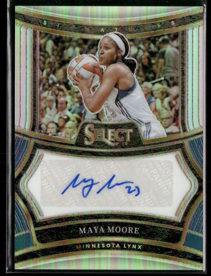 2025 Panini Select WNBA - Signatures Maya Moore #SG-MM (AU)